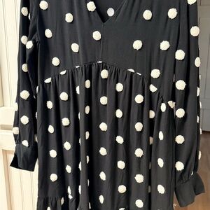 Est. 1946 Black and White Polka Dot Dress